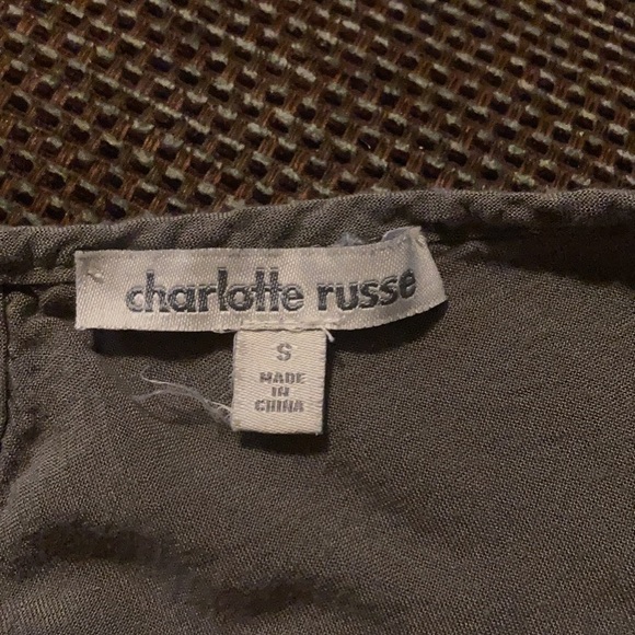 Charlotte Russe olive/sage green romper shorts - Picture 7 of 7